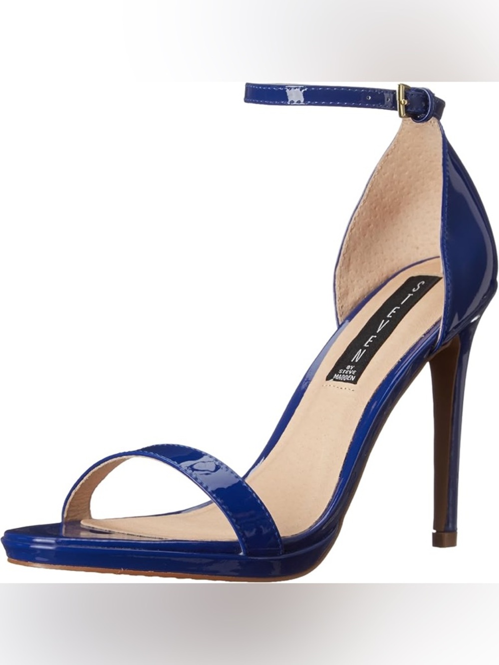Steven by Steve Madden Electric Blue Patent Leather Platform Rykie Heels Sz. 9
